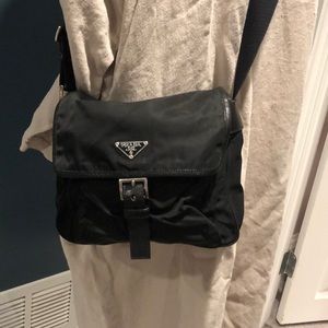Authentic vintage Prada tessuto camera crossbody